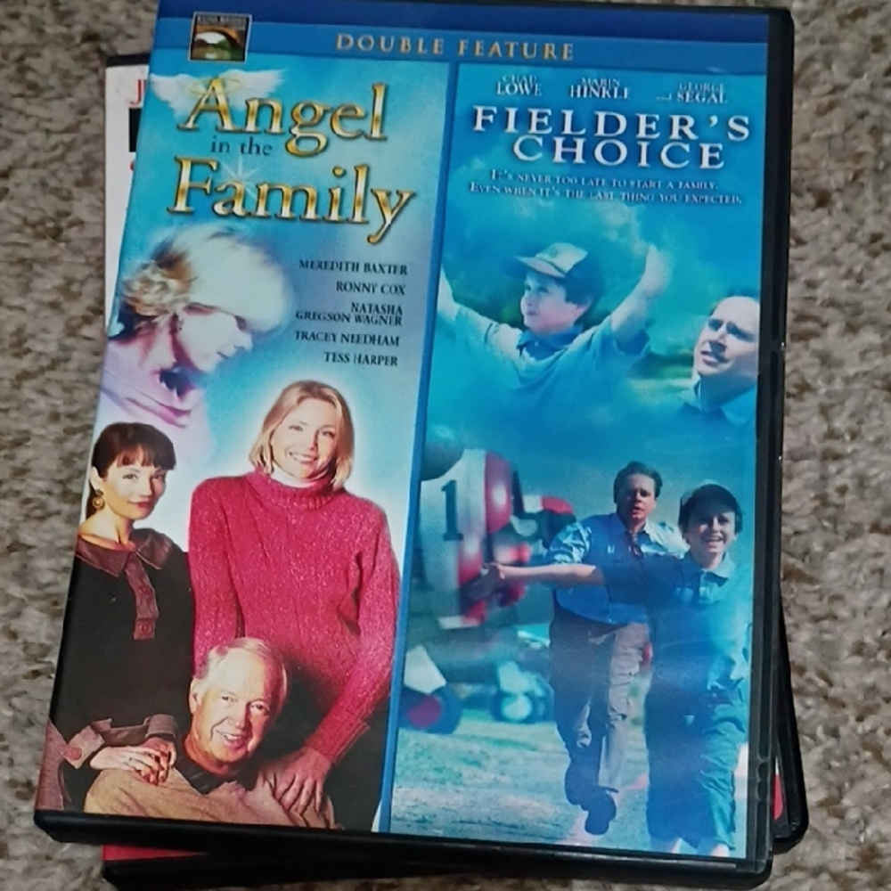 Double Feature DVD: Angel in the Family & Fielder's Choice